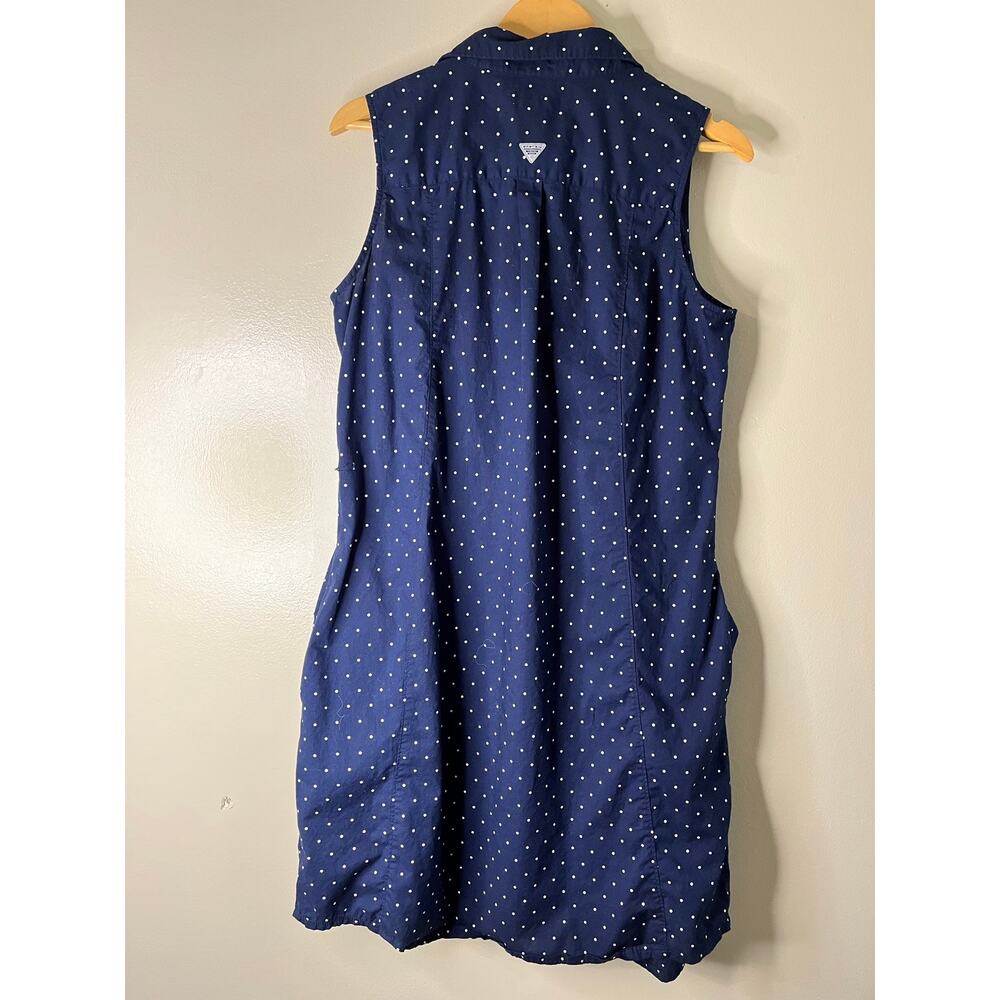Columbia PFG Super Bonehead Polkadot Sleeveless Summer Dress Size XL - Picture 6 of 12